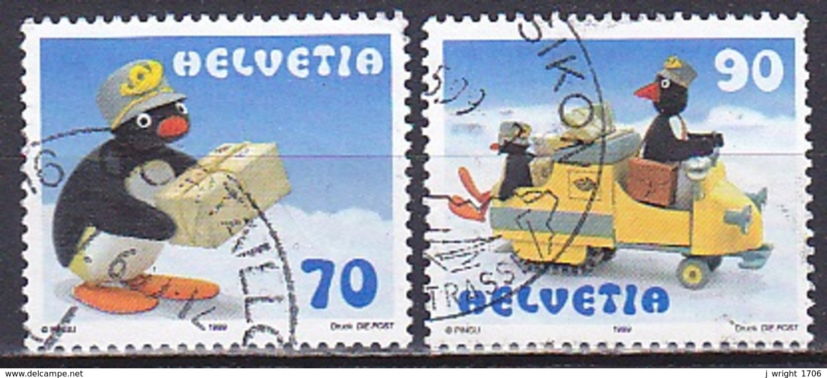 Switzerland/1999 - Pingu - Set - USED - Oblitérés