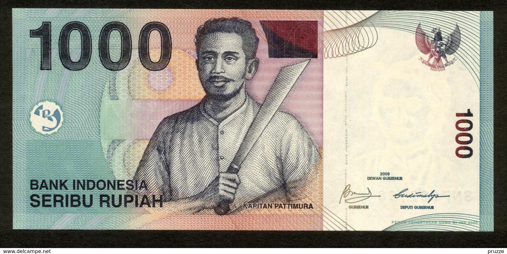 Indonesien 2009, 1000 Rupiah - UNC, Kassenfrisch - Indonésie