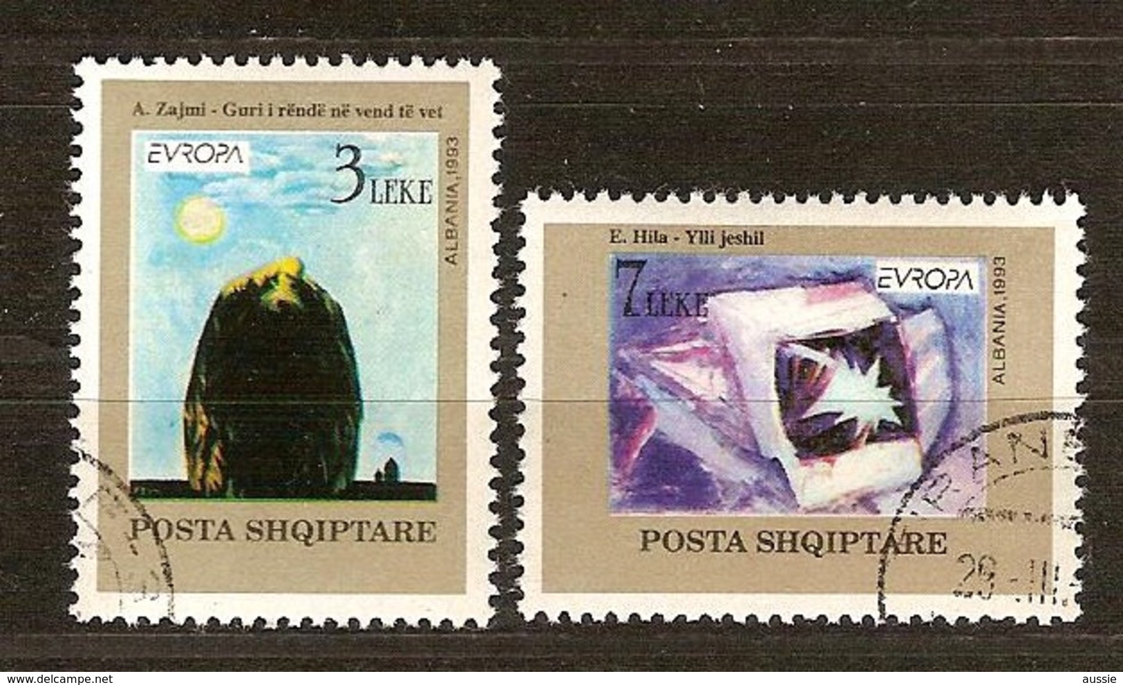 Cept 1993 Albanie Albania Yvertn° 2299-300 (°) Oblitéré Cancelled - 1993