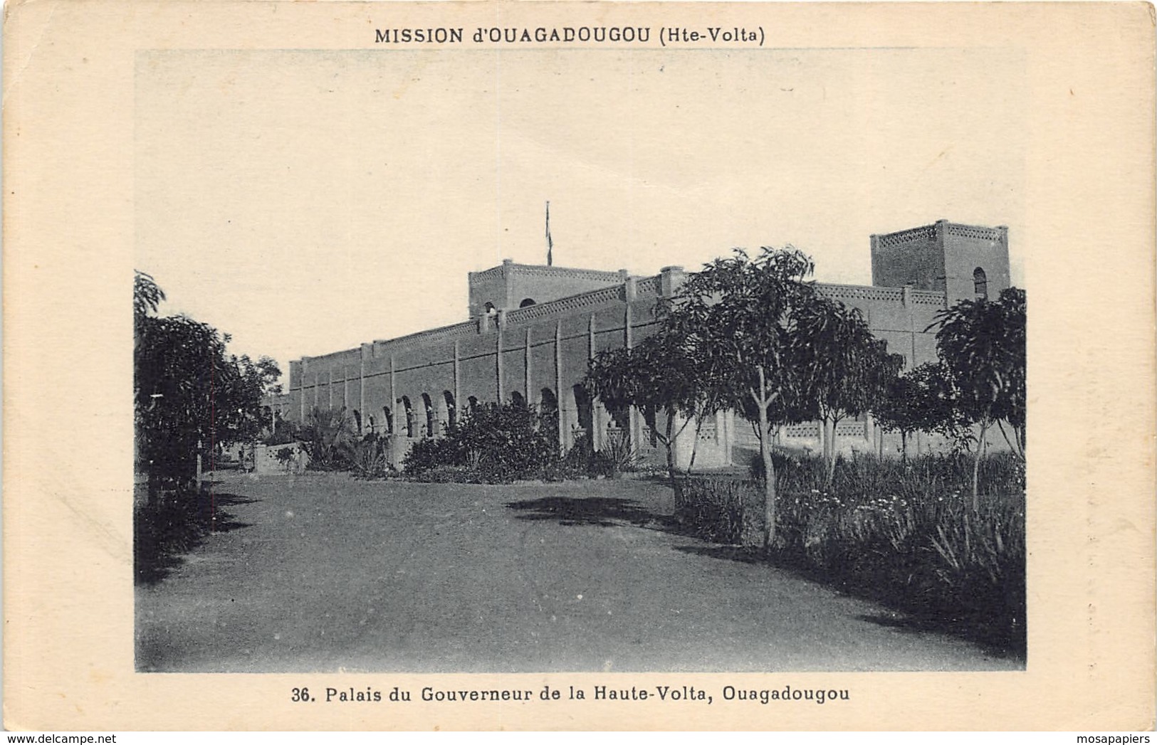 Haute-Volta - Ouagadougou - Palais Du Gouverneur - Burkina Faso