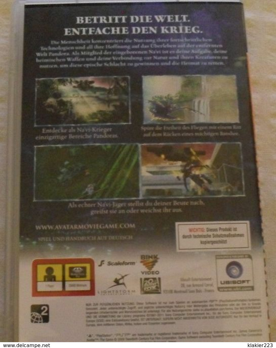 Avatar Das Spiel / Sony PSP / Komplett - PSP