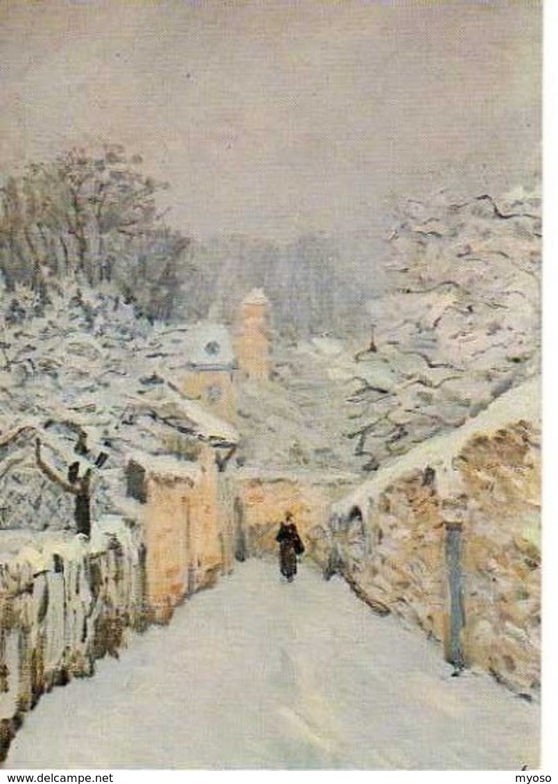 SISLEY La Neige A Louveciennes Cliche Des Musees Nationaux, Carnet - Pittura & Quadri