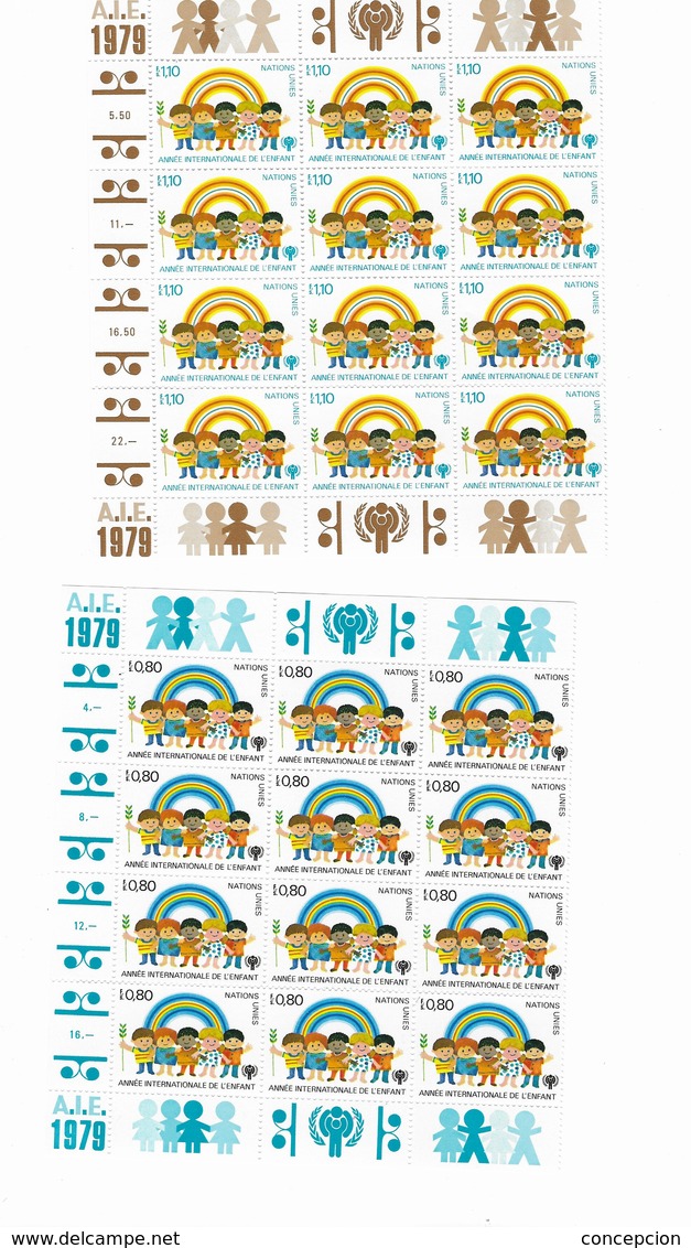 NACIONES UNIDAS  Nº 83 AL 84 - Contra El Hambre