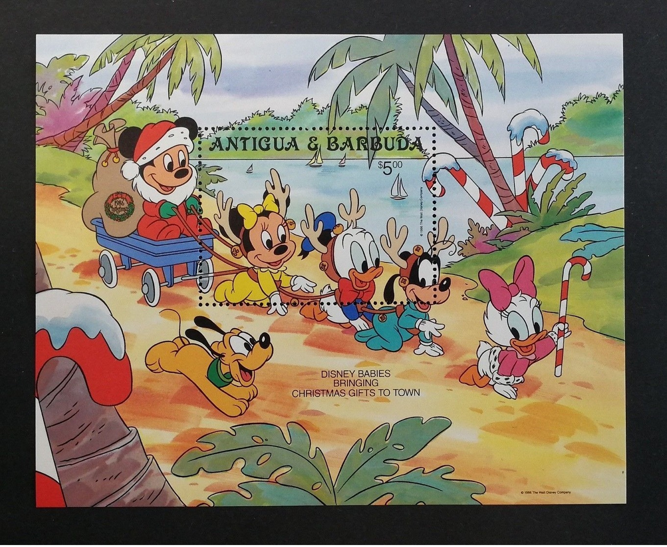 Antigua Barbuda 1986** Bl.120. Disney [19;96] - Disney