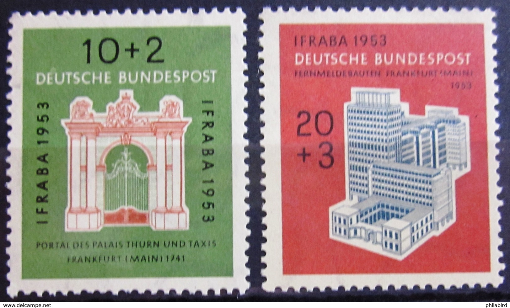 ALLEMAGNE FEDERALE                 N° 57/58                      NEUF** - Neufs