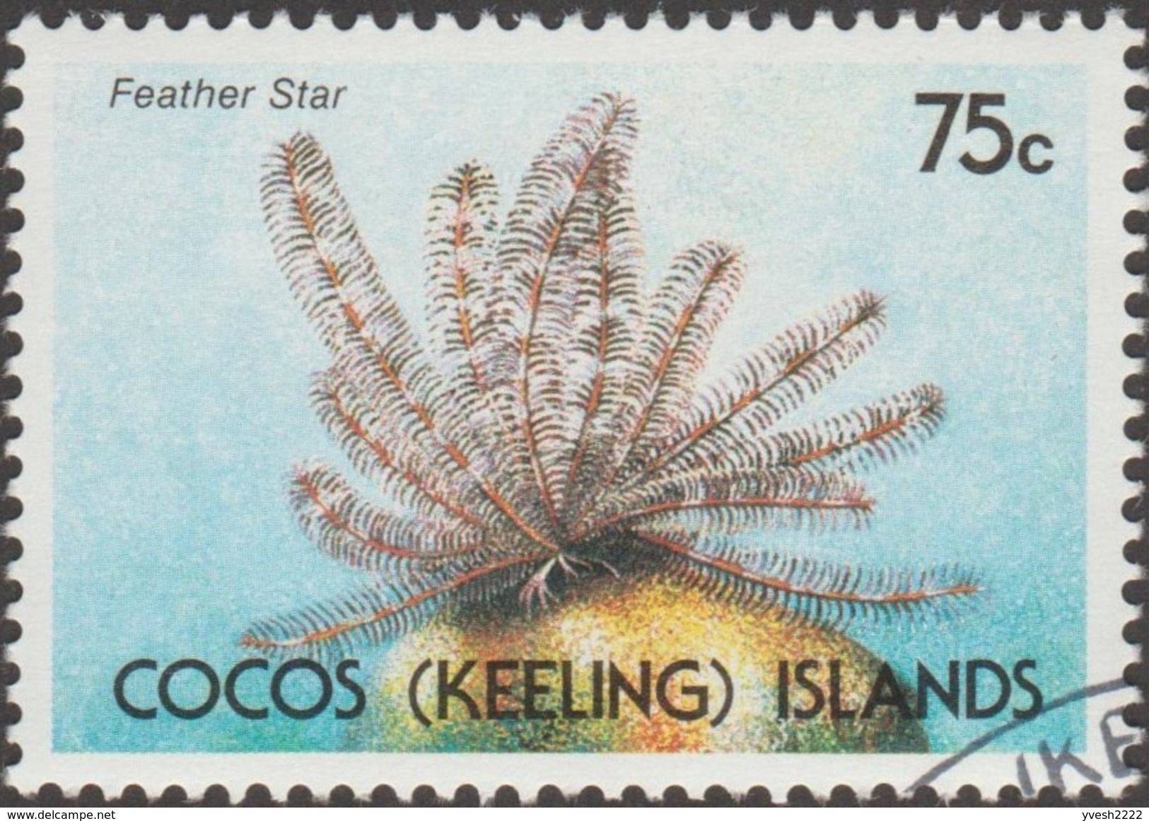 Cocos 1991 Y&T 233/6 Michel 245/8. Faune Marine. Etoile De Mer,... Michel 9.50 € - Cocos (Keeling) Islands