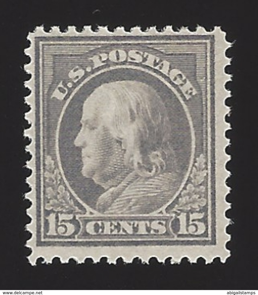 US #418 1912-14 Gray WMK 190 Perf 12 Mint OG LH F-VF SCV $80 - Neufs