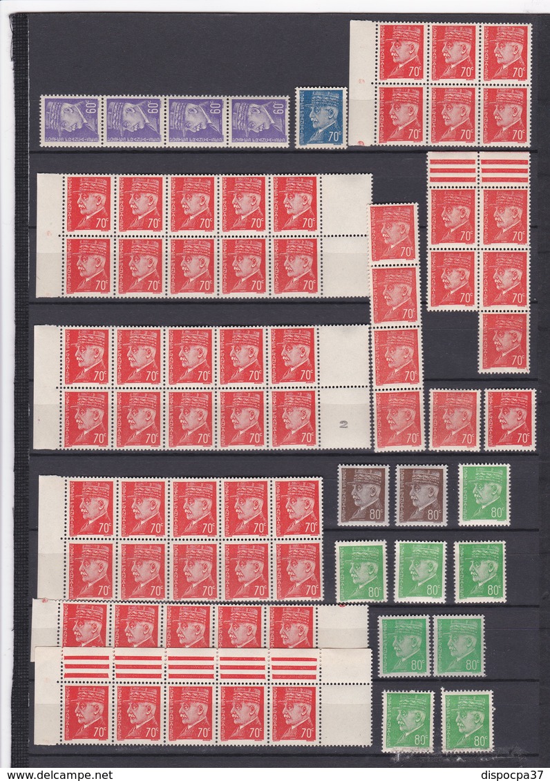 FRANCE VRAC NEUFS XX      12 PAGES    - REF 24-24 - Vrac (max 999 Timbres)