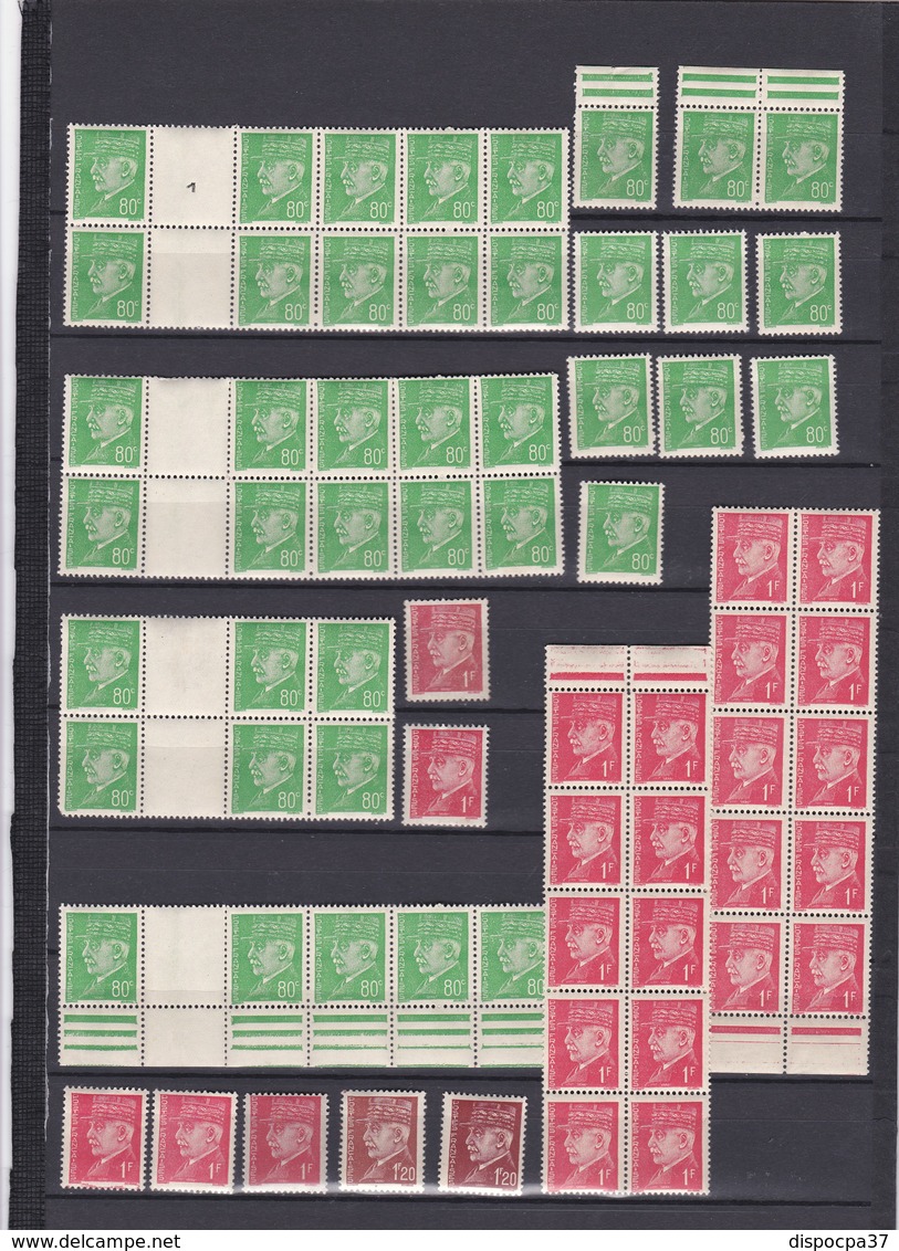 FRANCE VRAC NEUFS XX      12 PAGES    - REF 24-24 - Vrac (max 999 Timbres)