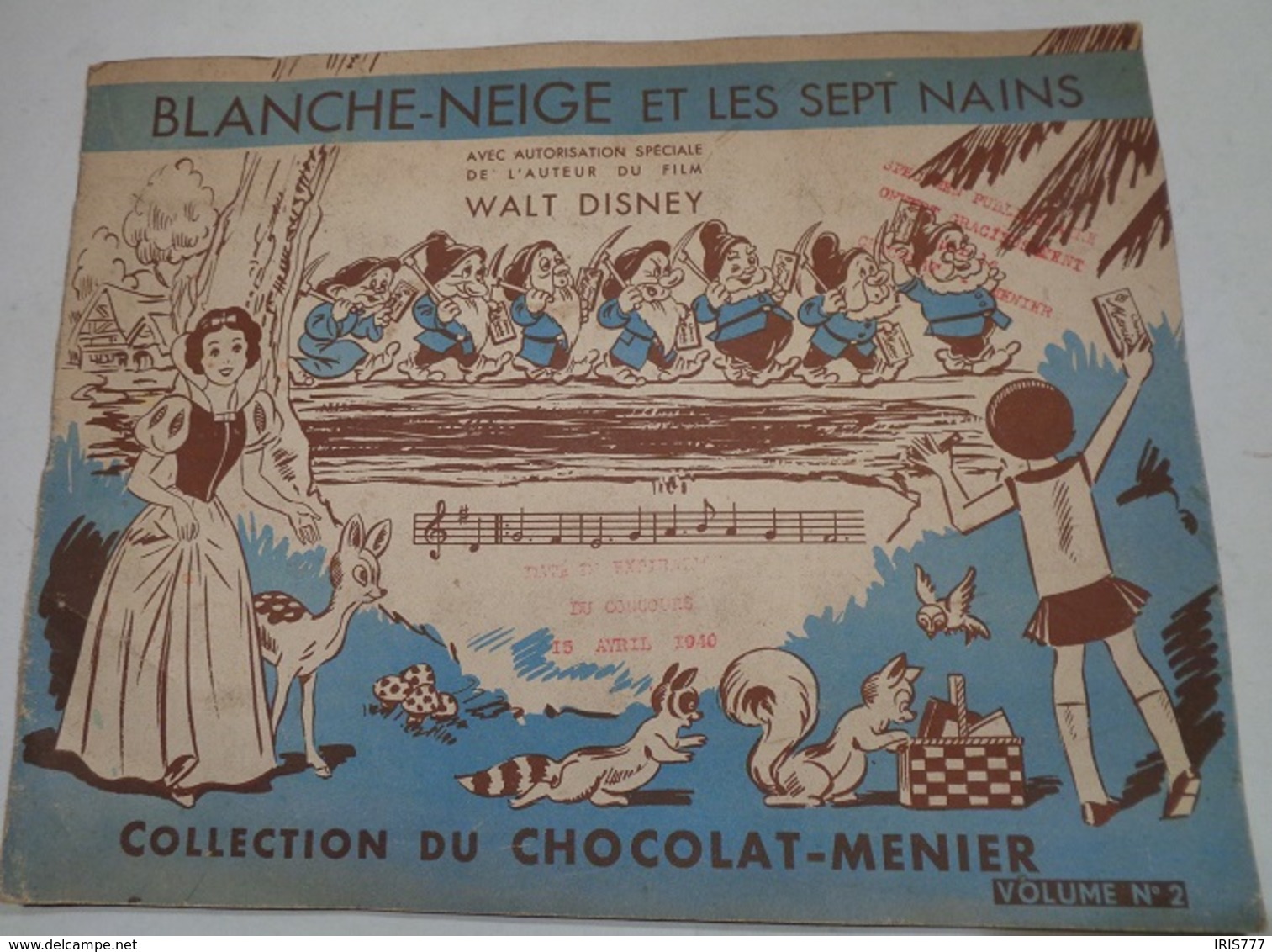 ALBUM CHOCOLAT MEUNIER - BLANCHE NEIGE - Chocolate