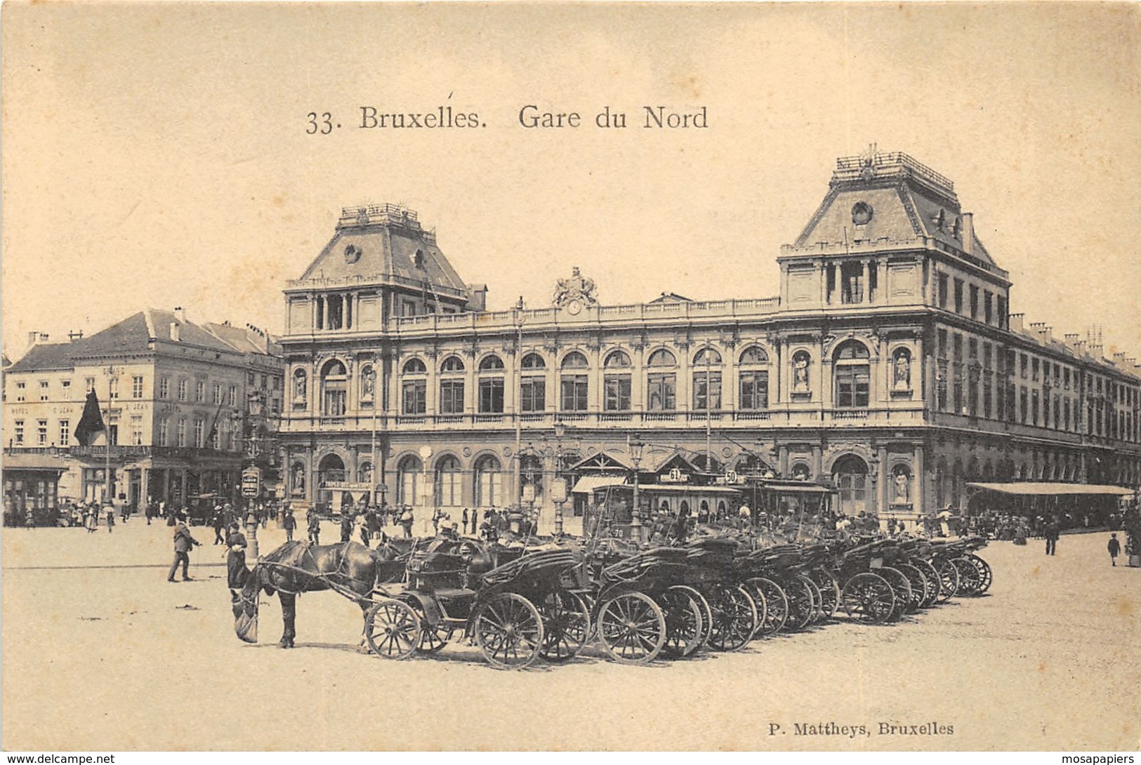 Bruxelles - Gare Du Nord - Attelages - Chemins De Fer, Gares