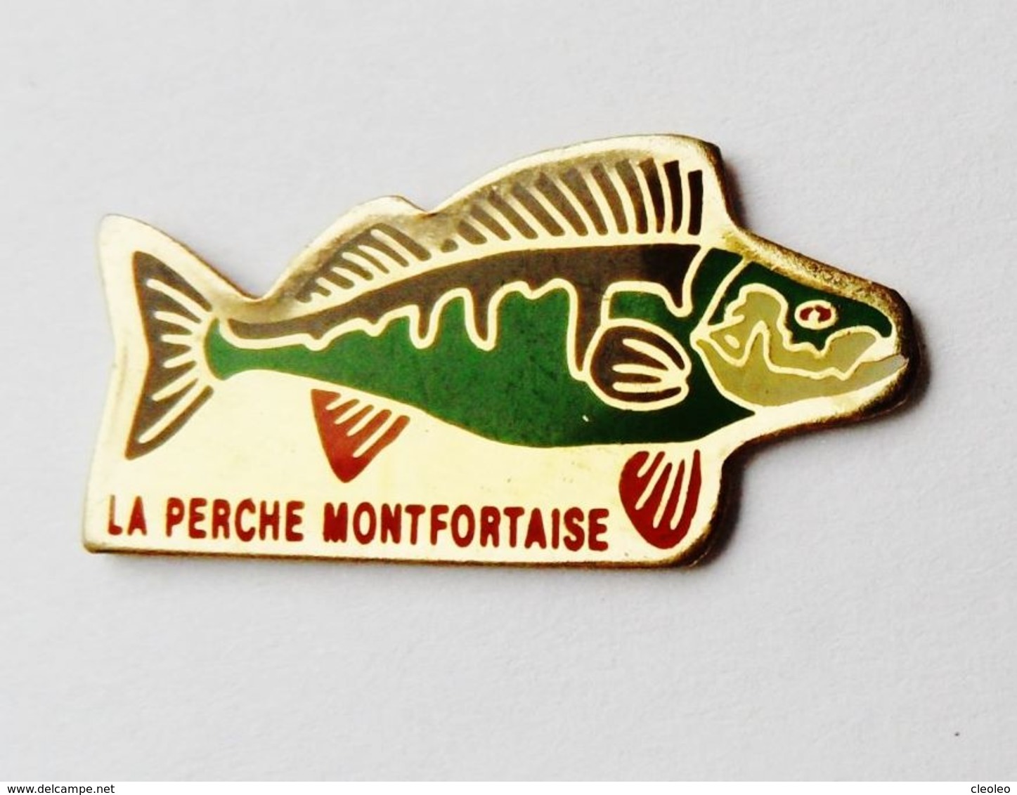 Pin's Poisson La Pêche Montfortaise Montfort Sur Meu Ille Et Vilaine - ANIMAUX - Animaux