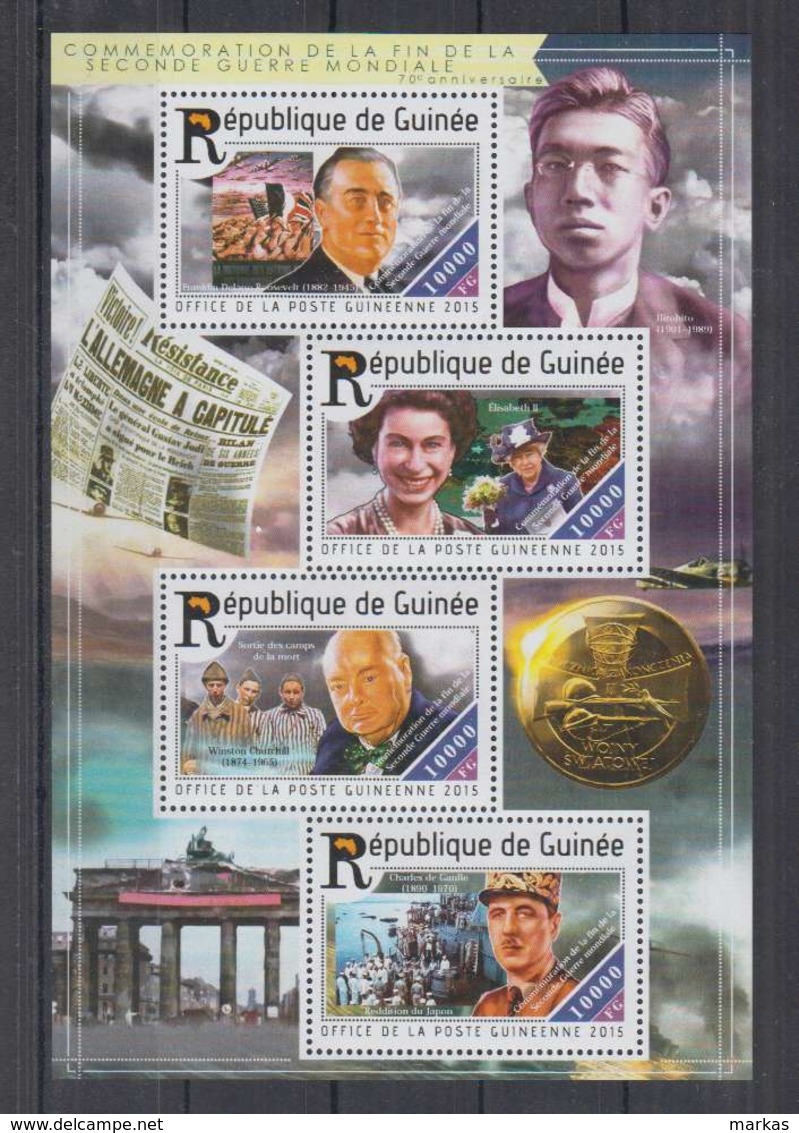 F89. Guine-Bissau - MNH - 2015 - Militarie - Famous People - Militaria