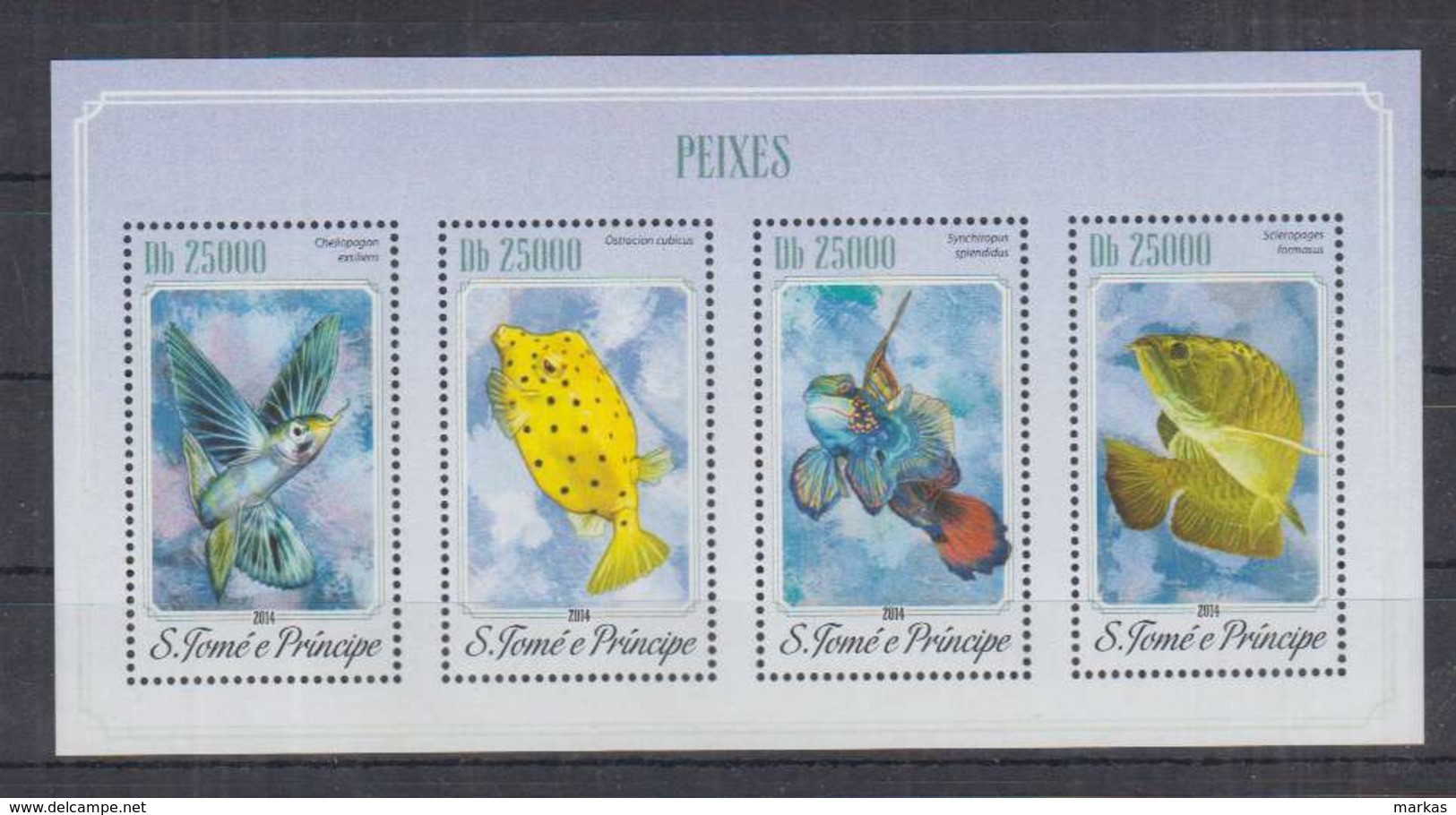 J89. S.Tome E Principe - MNH - 2014 - Nature - Fauna - Marine Life - Fishes - Other & Unclassified