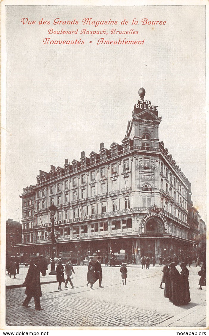 Bruxelles - Vue Des Grands Magasins De La Bourse - Brussel (Stad)