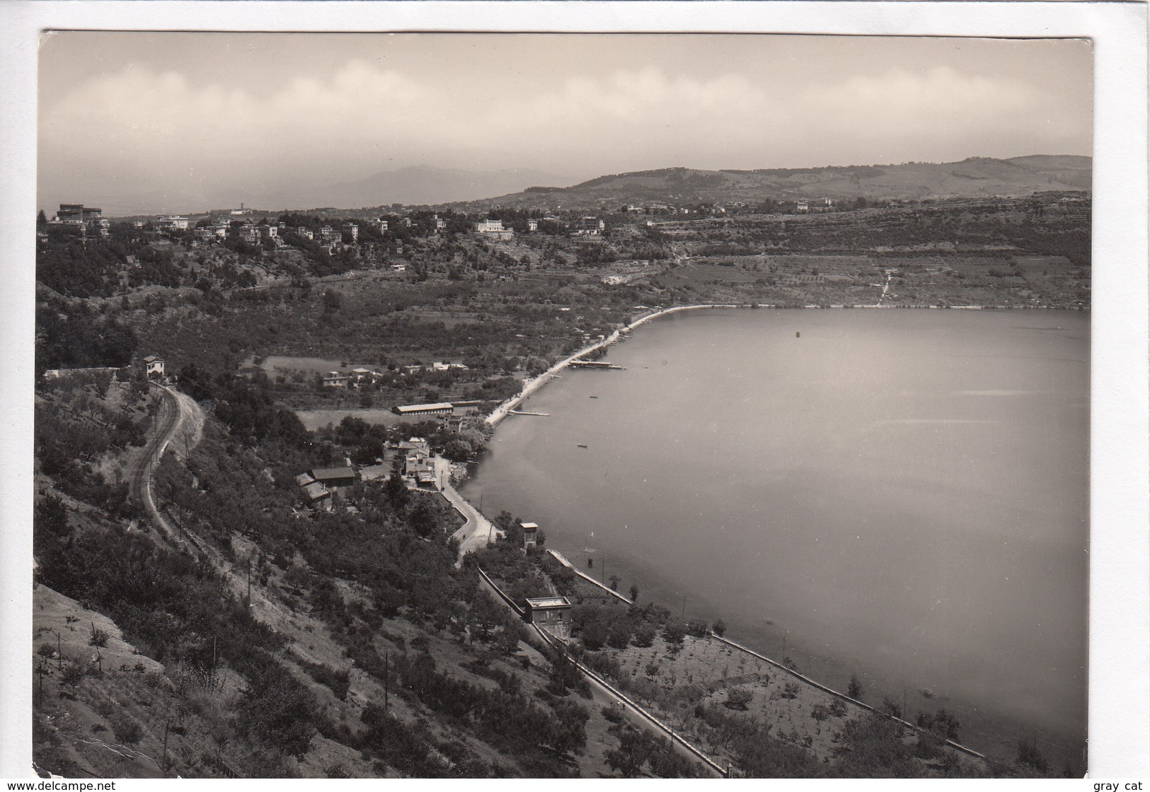 CASTEL GANDOLFO, Il Lago E La Via Dei Laghi, Italy, Unused Real Photo Postcard [22728] - Other & Unclassified