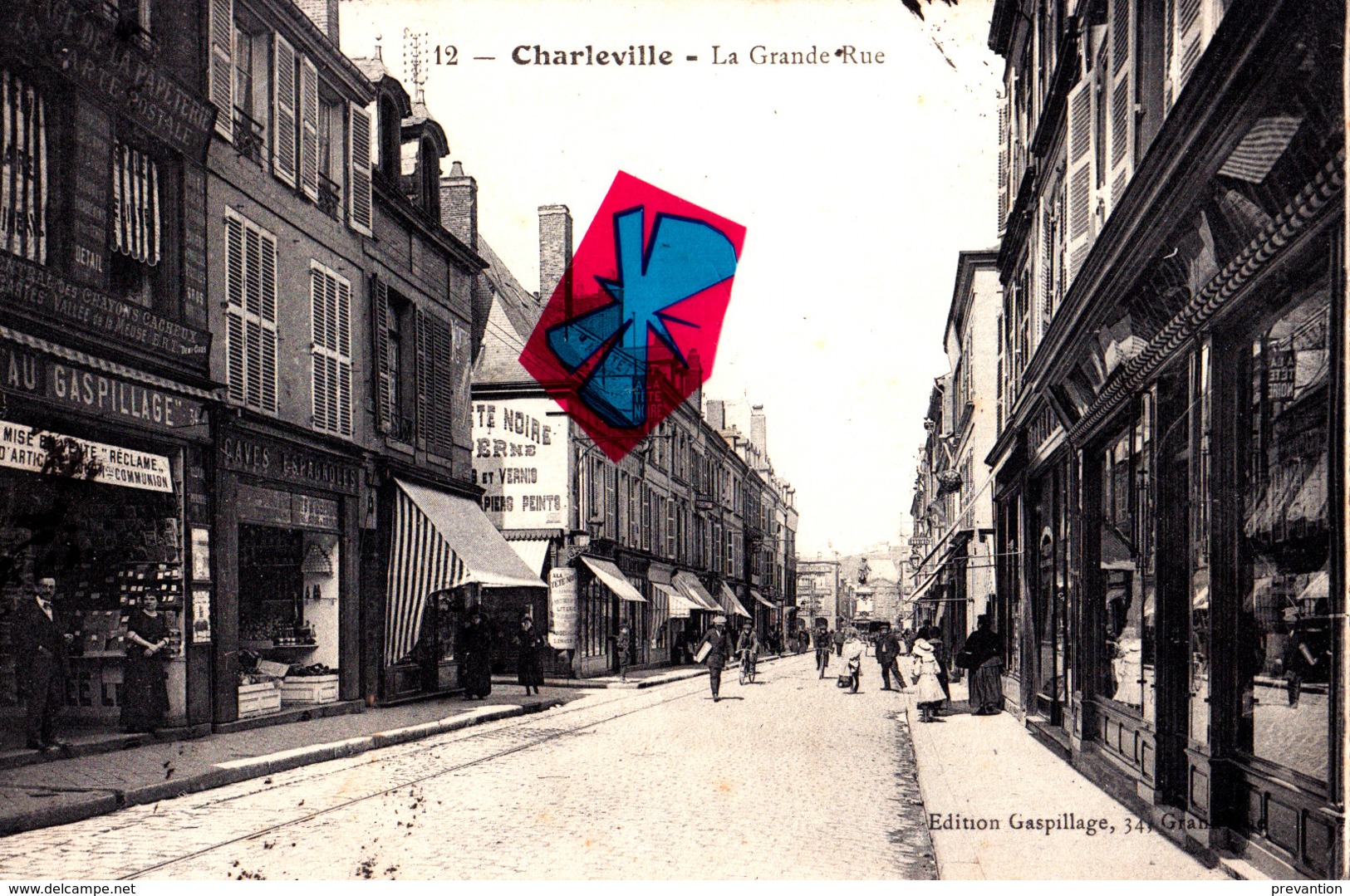 CHARLEVILLE - La Grande Rue - Carte Animée - Charleville