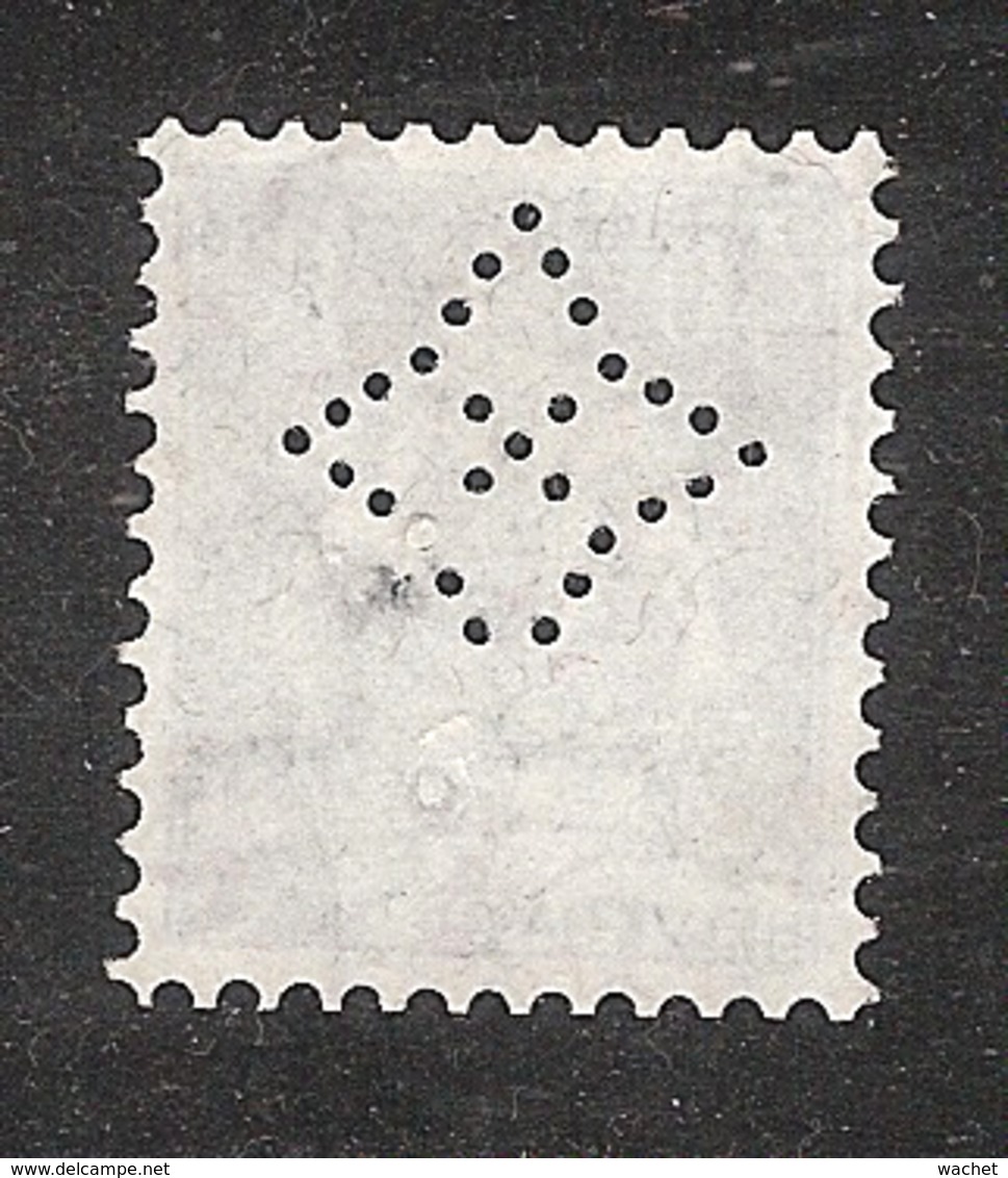 Perfin/perforé/lochung Switzerland No 169 1921-1924 - Hélvetie Assise Avec épée Symbol "quadrangle Star" U B S Genève - Gezähnt (perforiert)