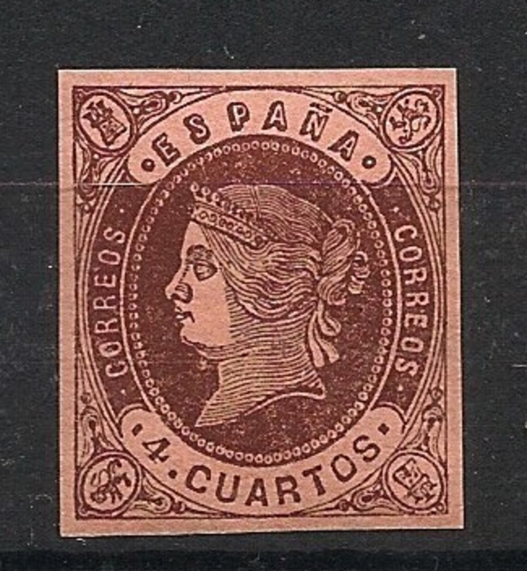 Espana - 1862 - N°Yv. 54 - Isabella II - 4c Brun - Neuf Luxe ** / MNH / Postfrisch - Nuevos