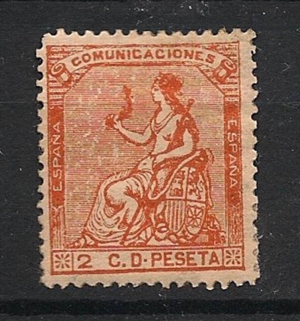 Espana - 1873 - N°Yv. 130 - Allegorie 2c Orange - Neuf * - MH VF - Nuevos