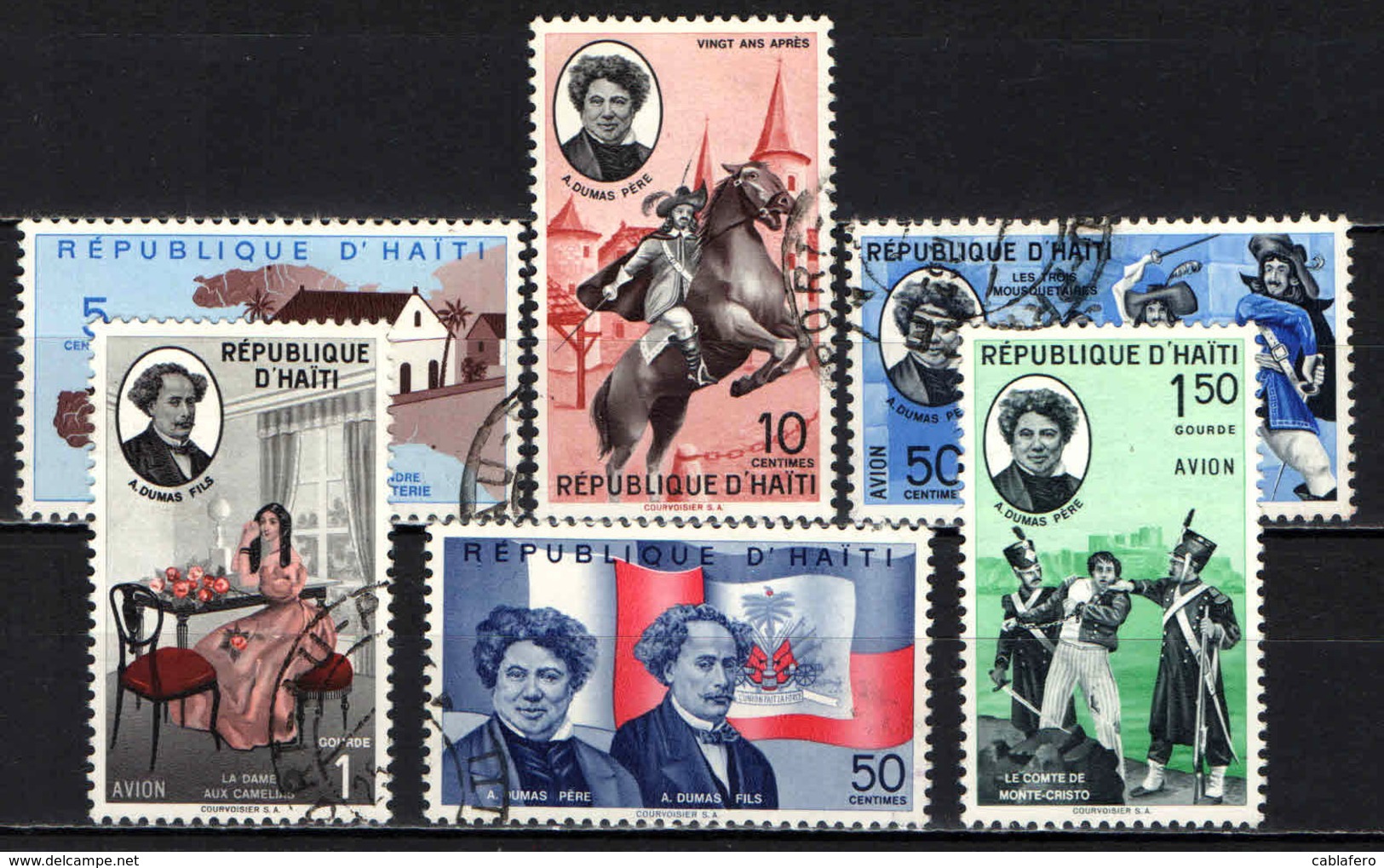 HAITI - 1961 - ALEXANDER DUMAS - USATI - Haïti