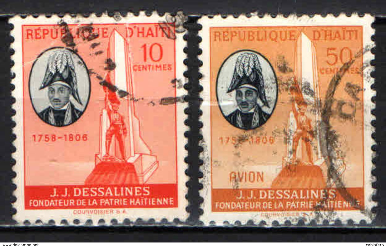 HAITI - 1958 - MONUMENTO A J. J. DESSALINES - USATI - Haiti