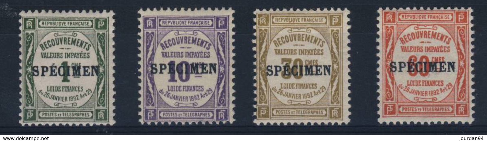 FRANCE   N°  43 CI2 / 44CI2  /  46 Ci 2  / 48cié - Specimen