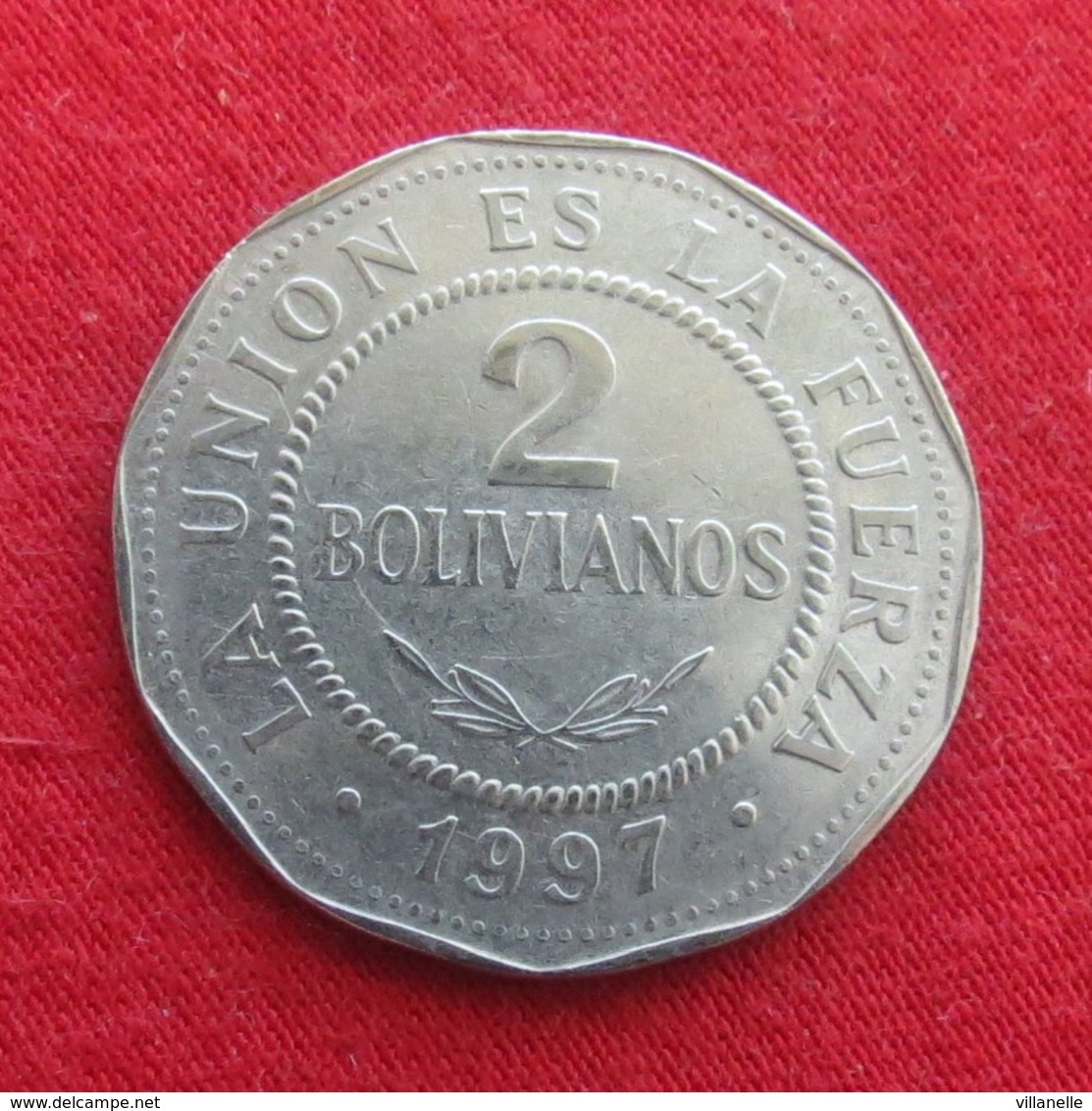 Bolivia 2 Bolivianos 1997 KM# 206.2  Bolivie - Bolivie