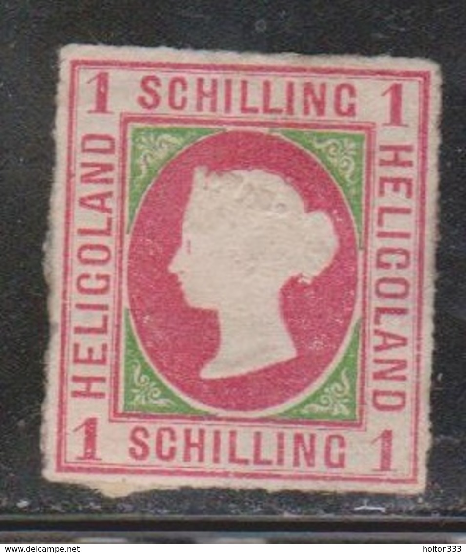 HELIGOLAND Scott # 2 Mint NO GUM - Album Adhesion CV $190.00 - Heligoland (1867-1890)