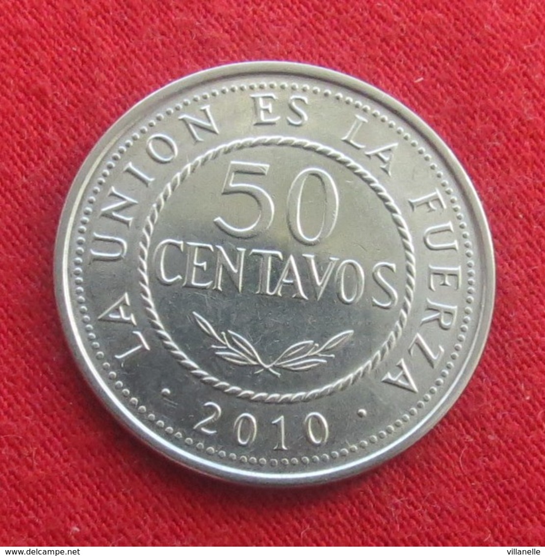 Bolivia 50 Centavos 2010 KM# 216  Bolivie - Bolivie