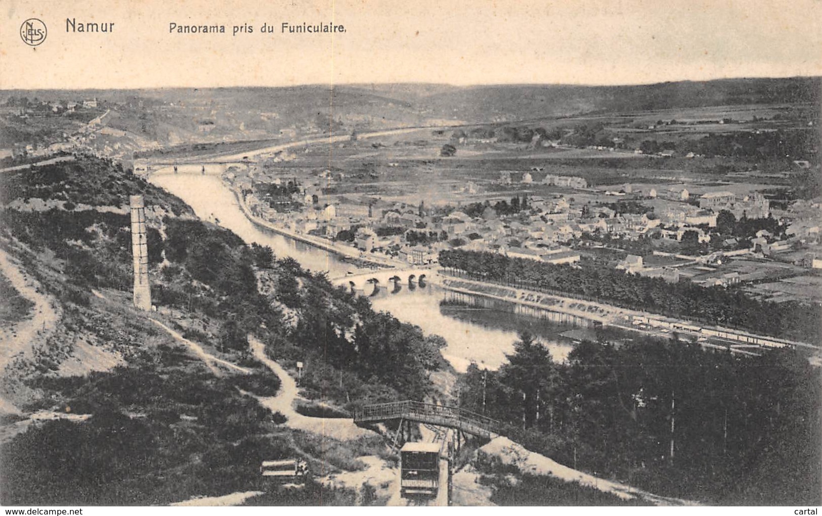 NAMUR - Panorama Pris Du Funiculaire - Namur