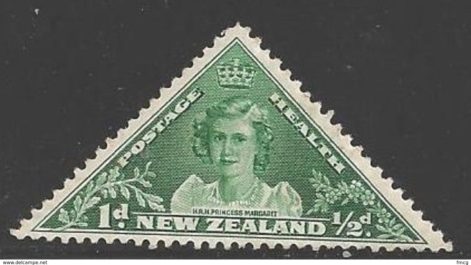 1943 Health, 1d+1/2d, Hinged - Unused Stamps