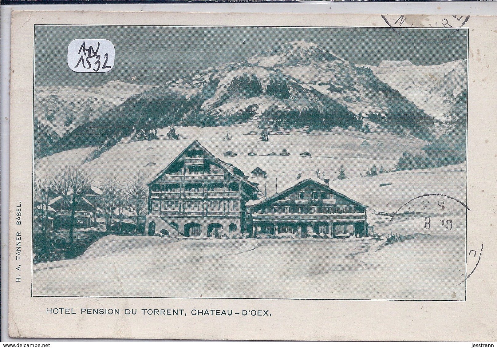 VD- CHATEAU-D OEX- HOTEL-PENSION DU TORRENT - Other & Unclassified