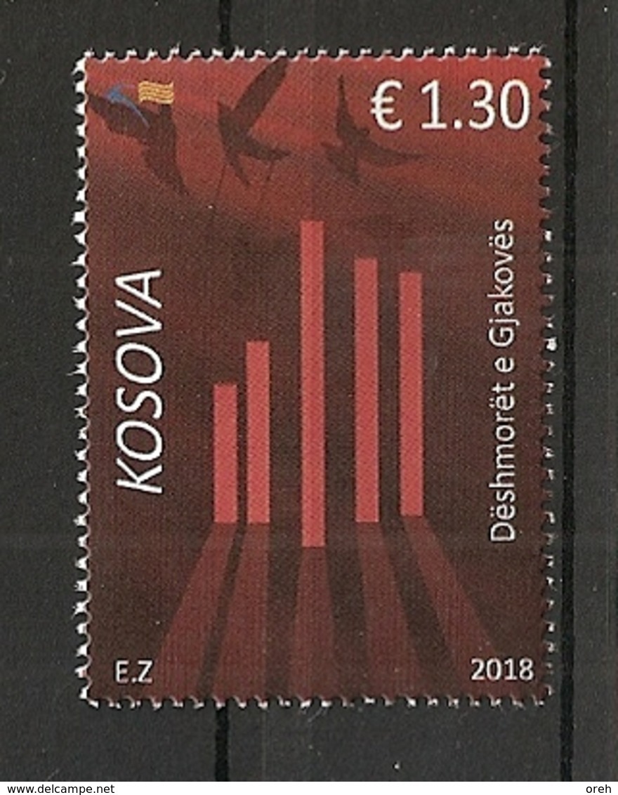 KOSOVO 2018,MONUMENT,MNH - Kosovo