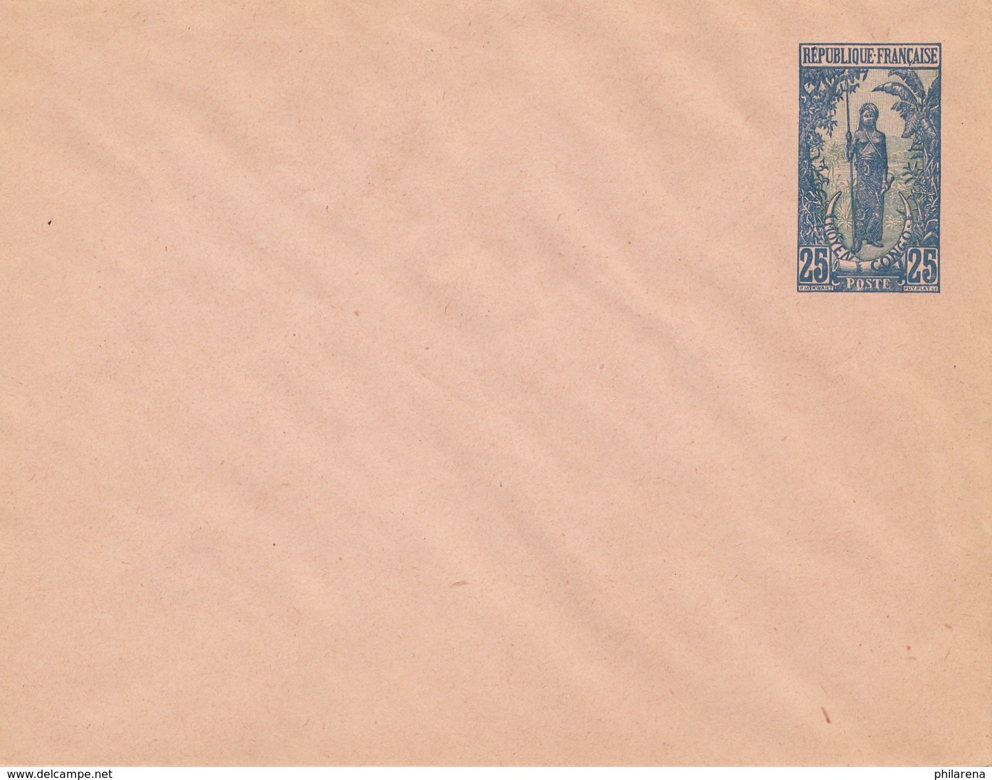 French Colonies Congo Cover Unused 25 - Other & Unclassified