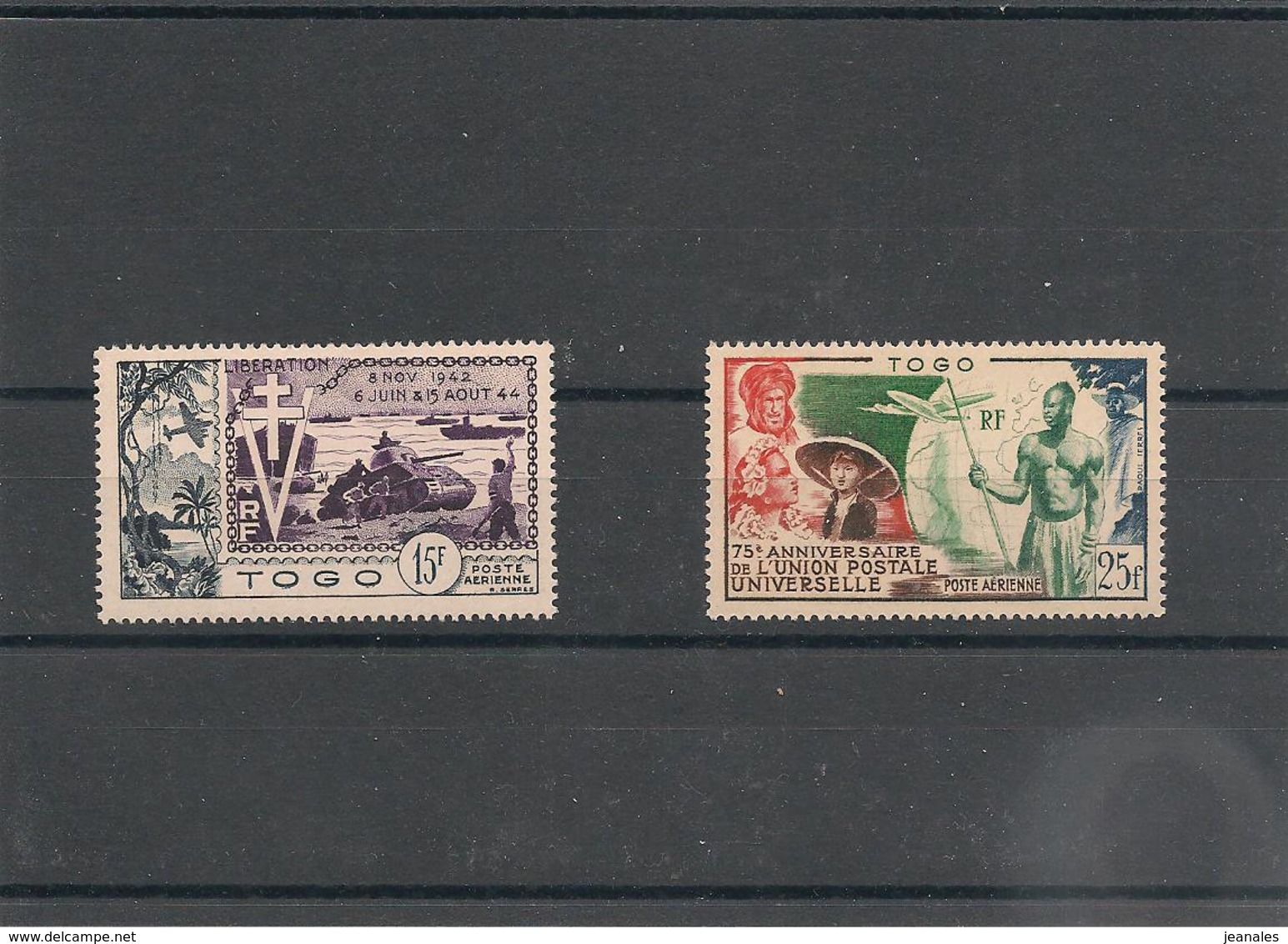 COLONIES FRANÇAISES TOGO Années 1949/54 P.A. N°Y/T : 21/22** - Ongebruikt