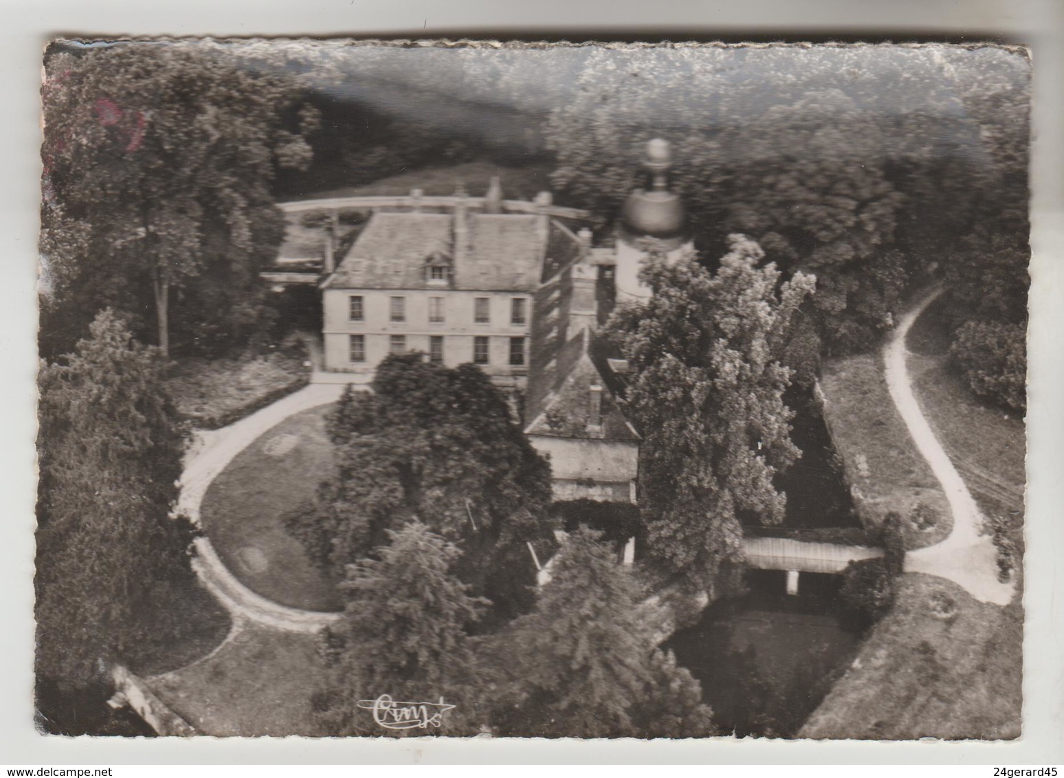 CPSM JOUY LE CHATEL (Seine Et Marne) - Vue Aérienne Du Château - Autres & Non Classés