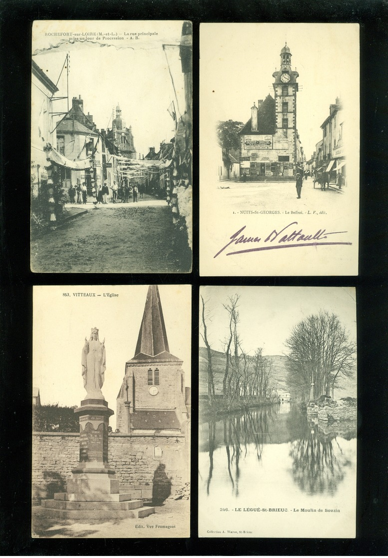 Beau lot de 60 cartes postales de France    Mooi lot van 60 postkaarten van Frankrijk  - 60 scans