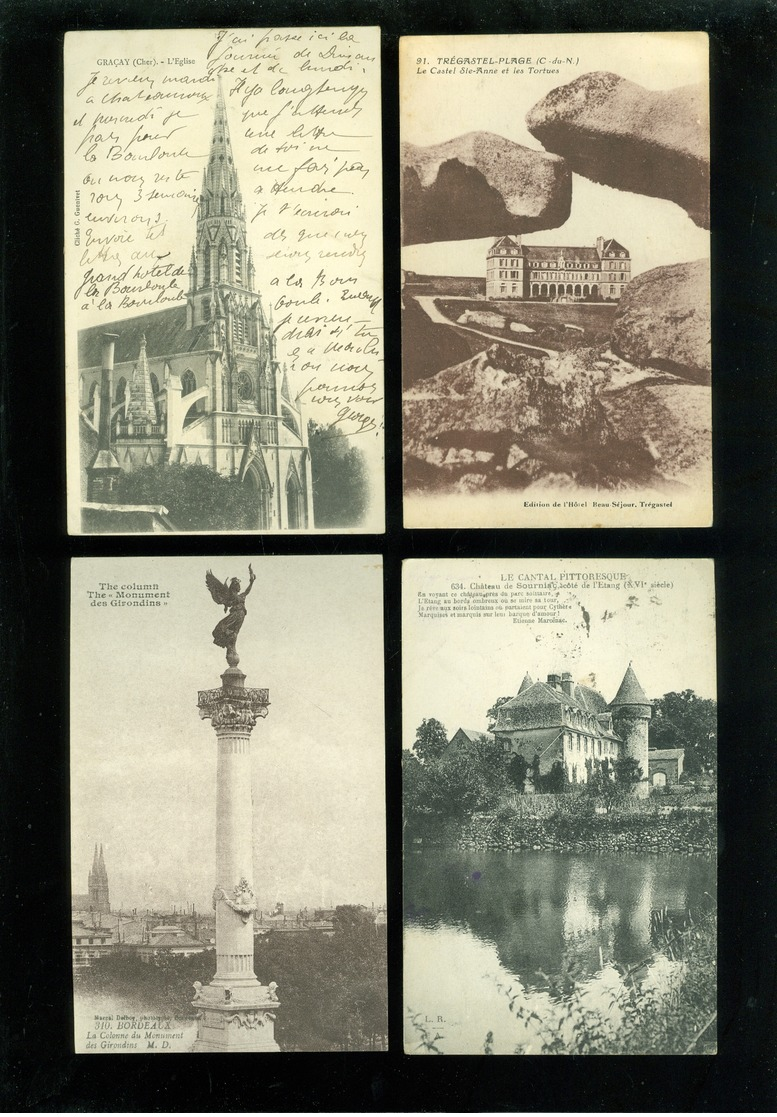 Beau lot de 60 cartes postales de France    Mooi lot van 60 postkaarten van Frankrijk  - 60 scans