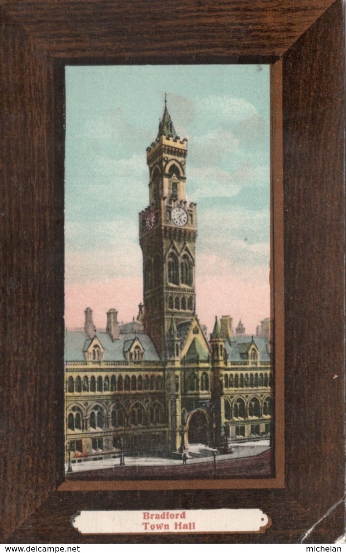 CPA   ROYAUME-UNI.--ANGLETERRE---BRADFORD---TOWN HALL---1908 - Bradford