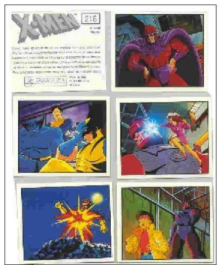 (1031696) PANINI Tuetenbilder : Komplette Serie X-Men. 216 Bildchen. TOP Zustand - Sonstige & Ohne Zuordnung