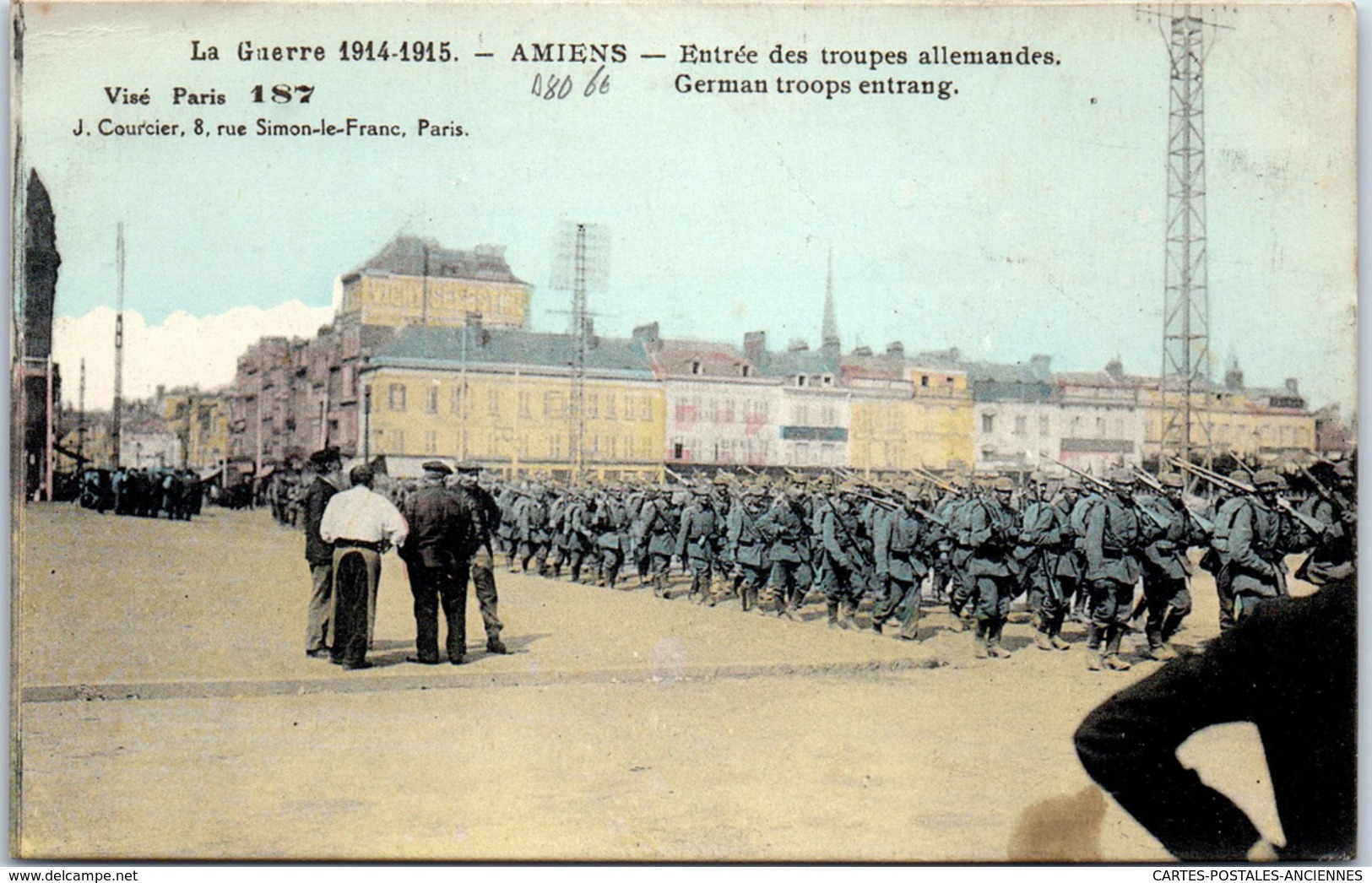 80 AMIENS - Entrée Des Troupes Allemandes - Amiens