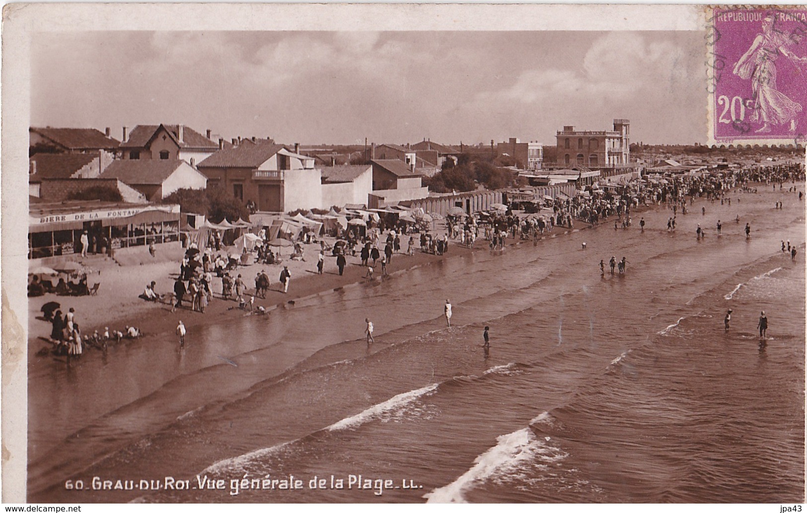 Le GRAU DU ROI Vue Generale De La Plage Cpsm Pm - Le Grau-du-Roi