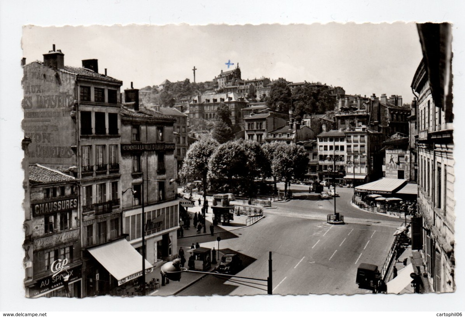 - CPSM SAINT-ETIENNE (42) - La Place Du Peuple - Photo CAP 1696 - - Saint Etienne