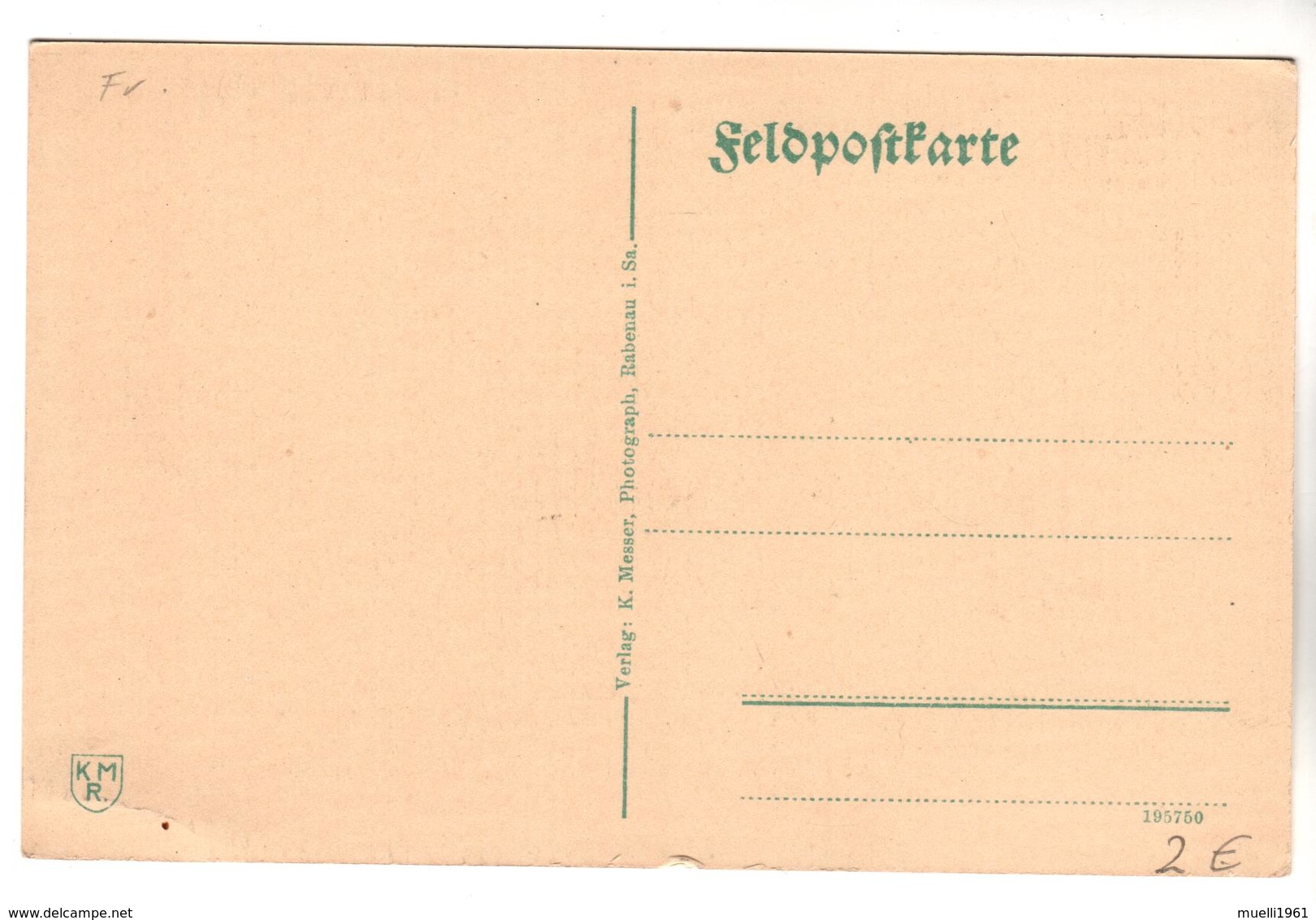 +2374 ,  Feldpostkarte, Frankreich, Avenue Gambetta, Laon - Guerre 1914-18