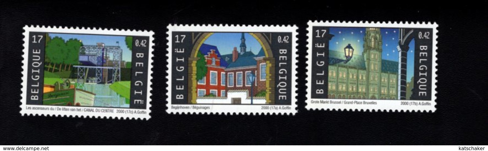 701460514 BELGIE POSTFRIS MINT NEVER HINGED POSTFRISCH EINWANDFREI  OCB 2923 2924 2925 - Unused Stamps