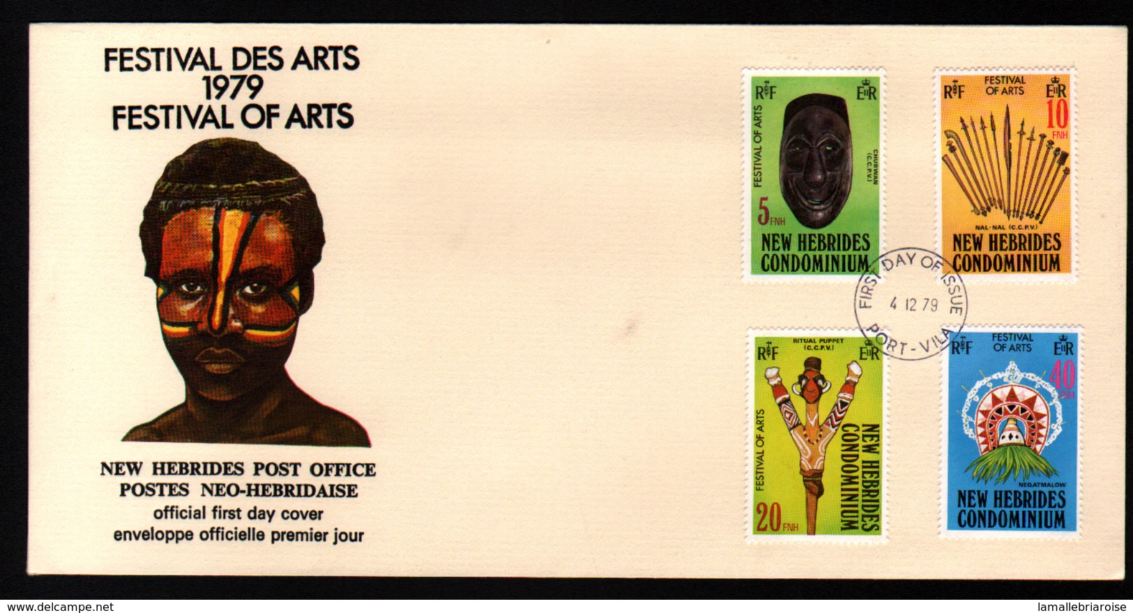 New, Nouvelles Hebrides, Festival Des Arts 1979, Festival Of Arts - FDC