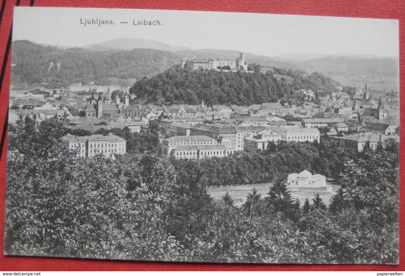 Ljubljana / Laibach - Panorama 1910? - Slowenien