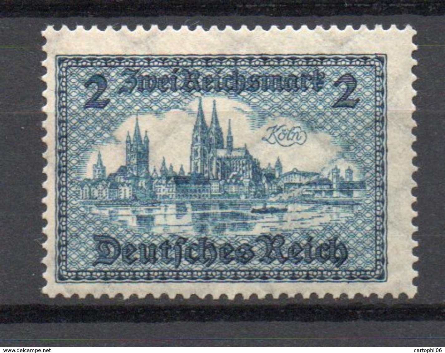 - ALLEMAGNE - Yvert & Tellier N° 426 Neuf * - 2 M. Bleu Foncé Cologne ZWEI REICHSMARK 1930 - Cote 40 EUR - - Neufs