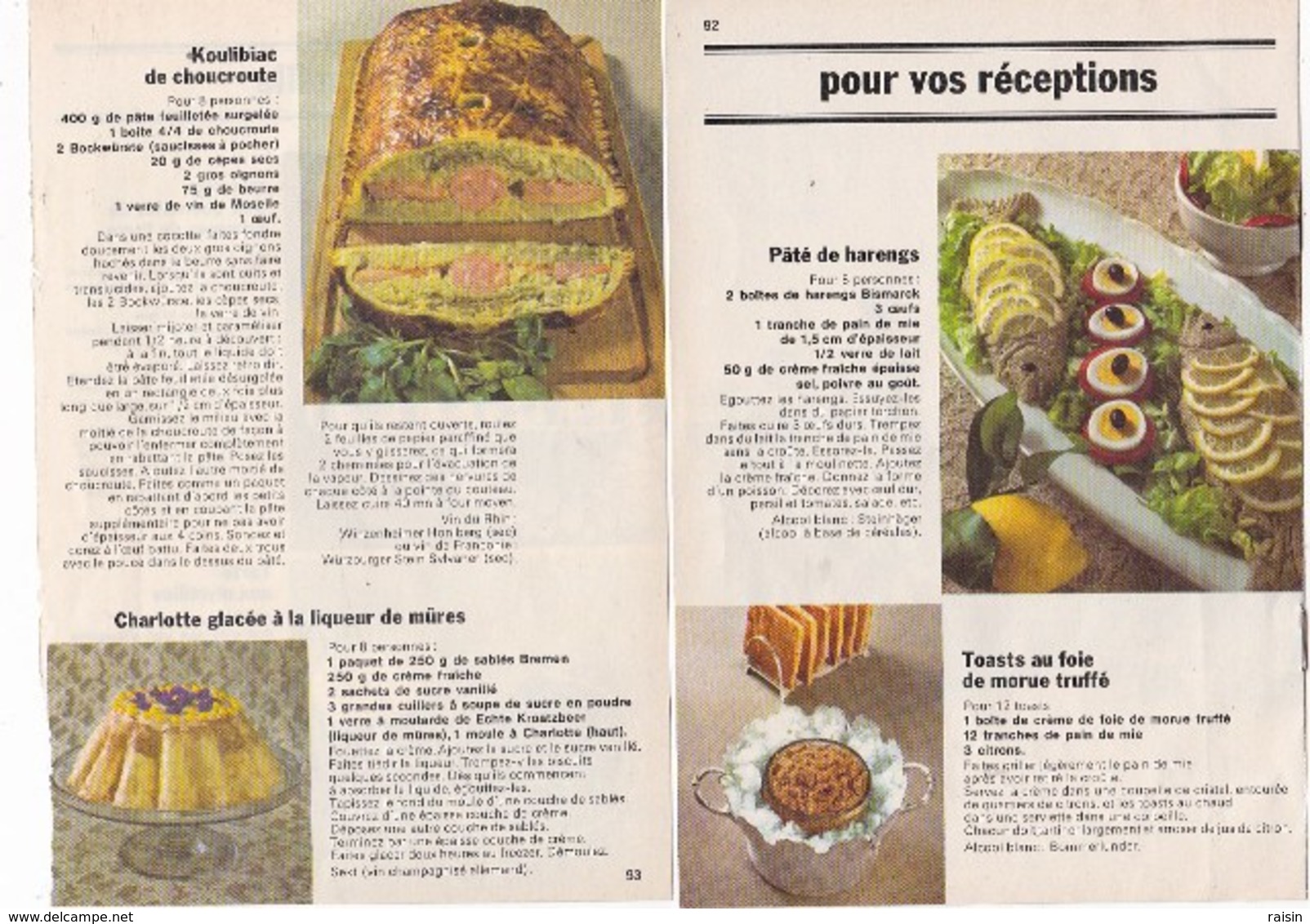 Pub.195..? Maison D'Allemagne,boutique,alimentation,16 Recettes Pique-niques,barbecue,réceptions,famille,célibataire été - Publicités